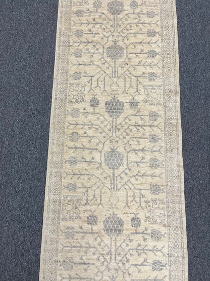 Oushak 2' 7"X19' Handmade Wool Runner Rug # 14601
