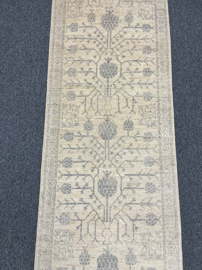 Oushak 2' 7"X19' Handmade Wool Runner Rug # 14601