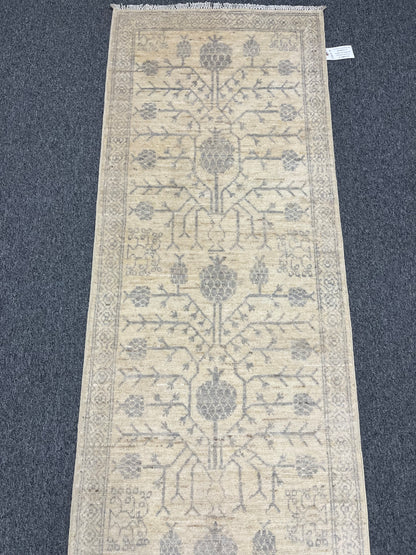 Oushak 2' 7"X19' Handmade Wool Runner Rug # 14601