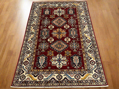 Super Kazak 6X8 Handmade Wool Rug # 14571