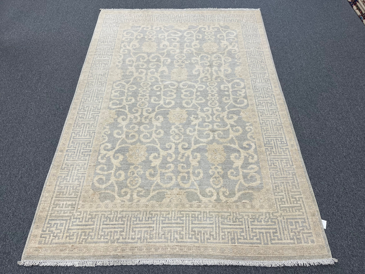 6X9 Chobi Ziegler Handmade Wool Rug # 14273