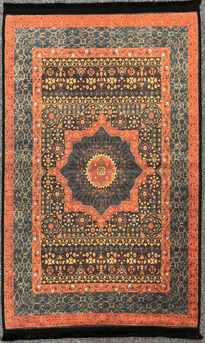 3X4 Mamluk Machine Washable Area Rug