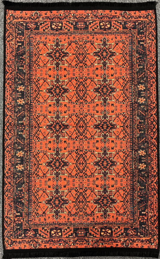 3X4 Khall Machine Washable Area Rug