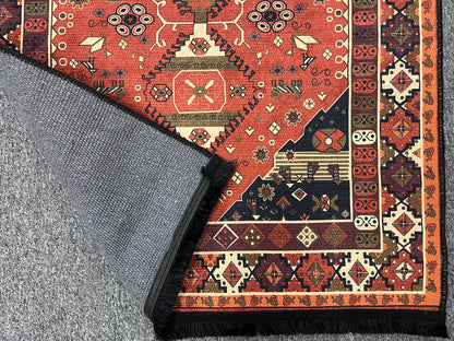 3X4 Geometric Machine Washable Area Rug