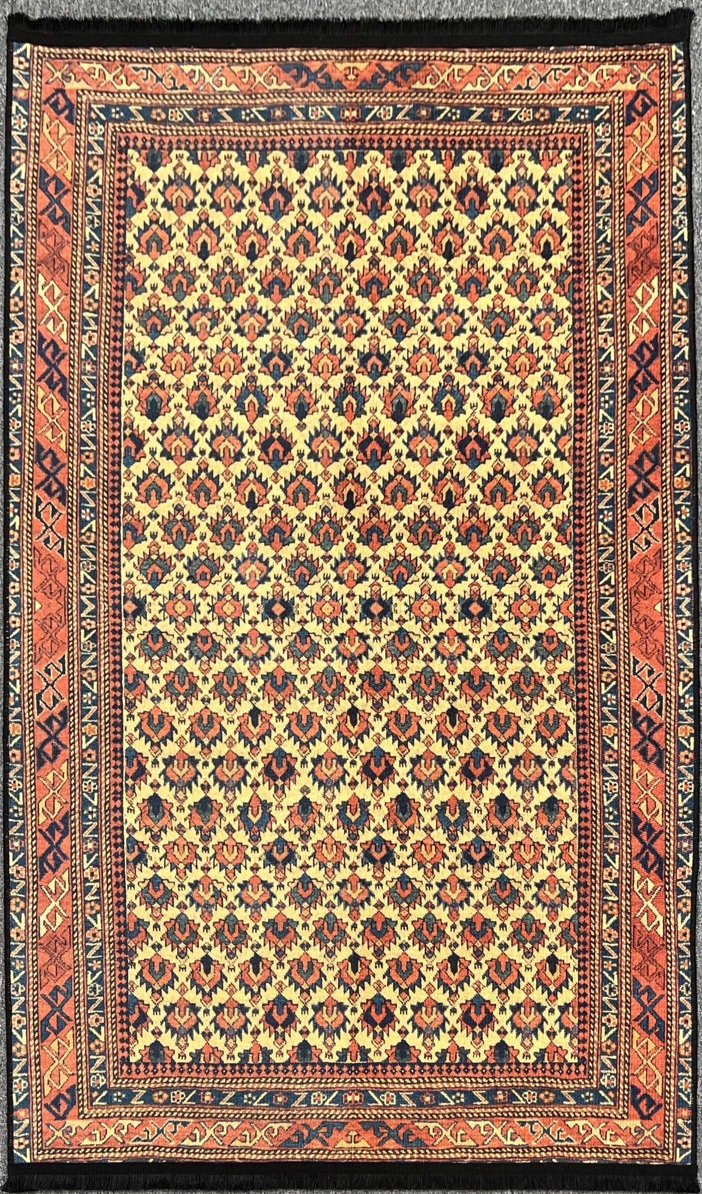 Geometric Machine Washable Area Rug