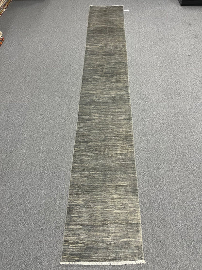 2X14 Runner Gabbeh Handmade Wool Tribal Rug # 14679