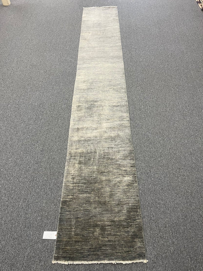 2X14 Runner Gabbeh Handmade Wool Tribal Rug # 14679