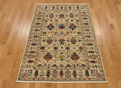 6X9 Afghan Mohal Handmade Wool Rug # 14672