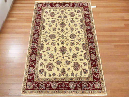 4X6 Zeigler Chobi Handmade Wool Rug # 14235