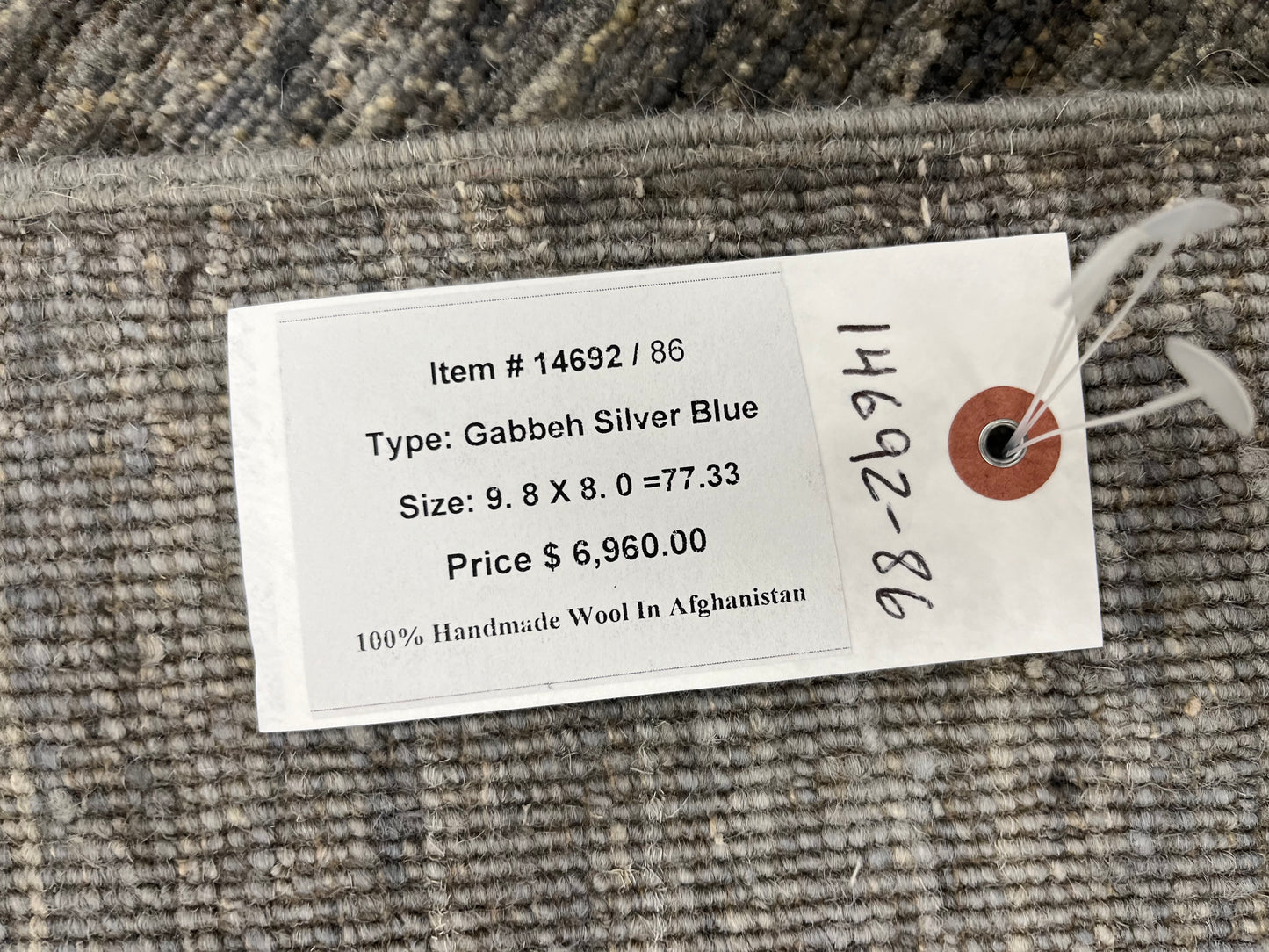 8X10 Gabbeh Handmade Wool Tribal Rug # 14692