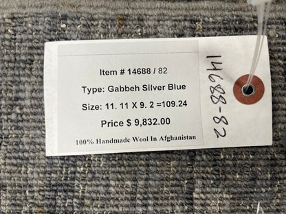 9X12 Gabbeh Handmade Wool Tribal Rug # 14688