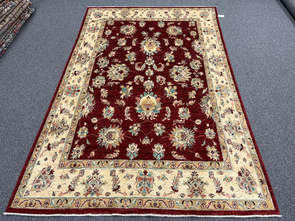 7' X 10' Oushak Ziegler Handmade Wool Rug # 14219