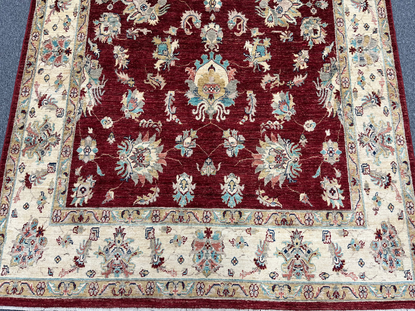 7' X 10' Oushak Ziegler Handmade Wool Rug # 14219