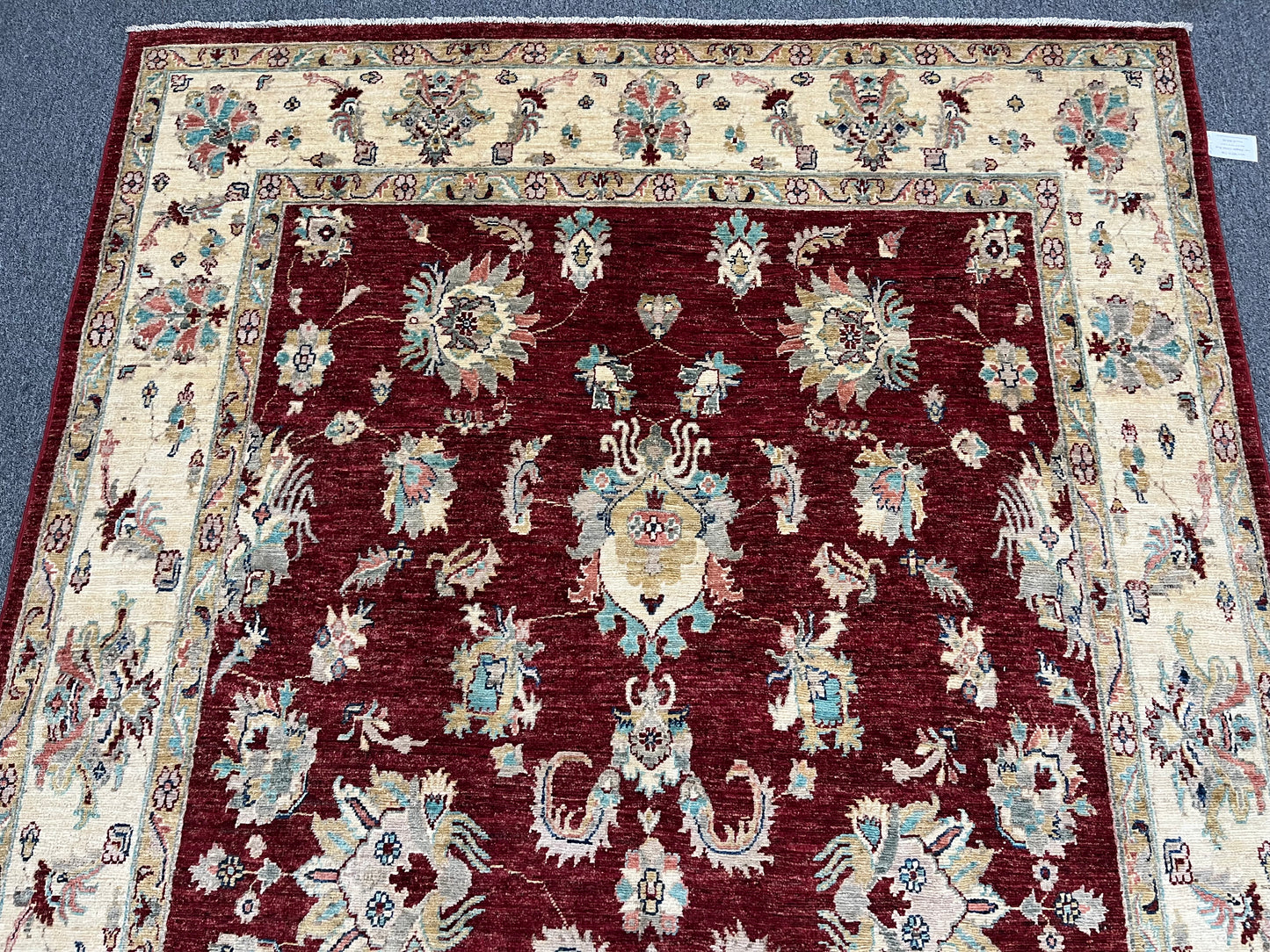 7' X 10' Oushak Ziegler Handmade Wool Rug # 14219