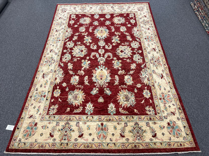 7' X 10' Oushak Ziegler Handmade Wool Rug # 14219