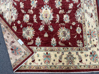 7' X 10' Oushak Ziegler Handmade Wool Rug # 14219