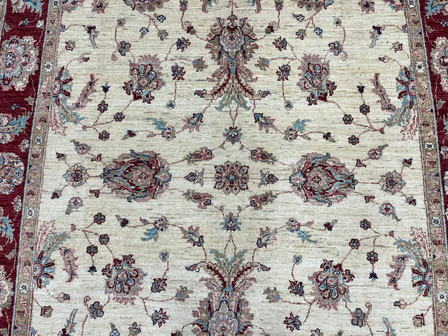 7' X 10' Oushak Ziegler Handmade Wool Rug # 14217