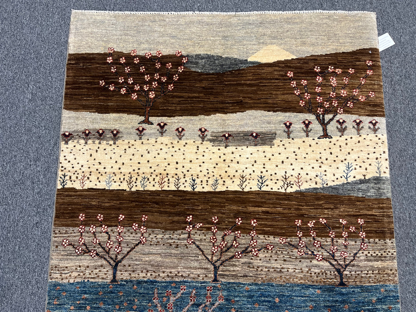 4X6 Gabbeh Loribaft Handmade Wool Tribal Rug # 14369