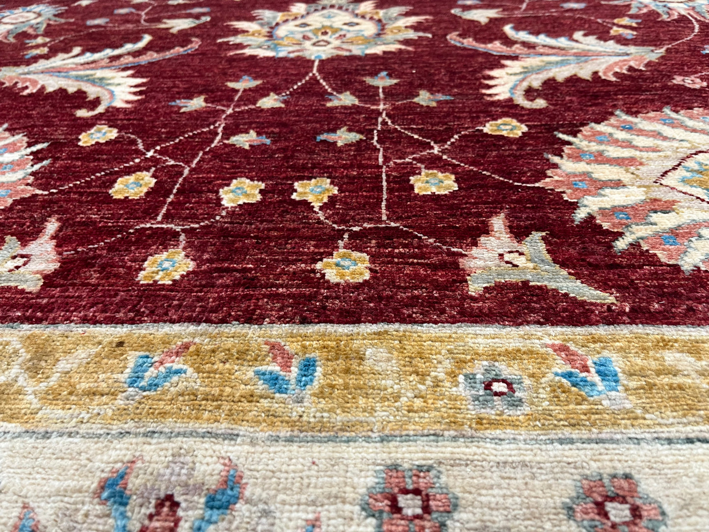 7' X 10' Oushak Ziegler Handmade Wool Rug # 14216