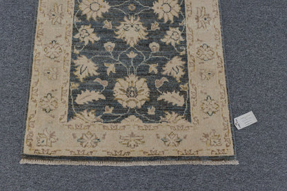 Charcoal Chobi 3X4 Handmade Wool Rug # 10548