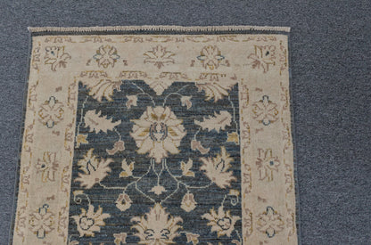 Charcoal Chobi 3X4 Handmade Wool Rug # 10548