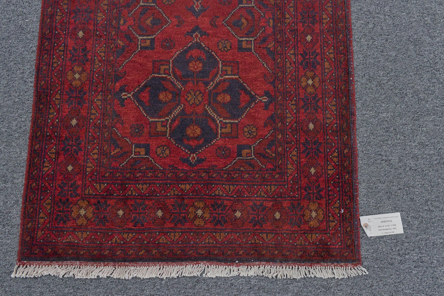 Khal Mohammadi Red 3X4 Handmade Wool Rug # 11974