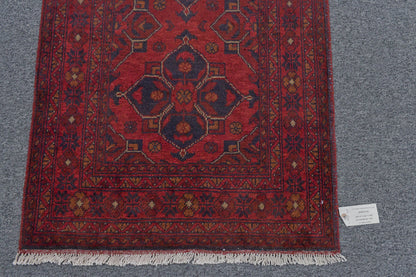 Khal Mohammadi Red 3X4 Handmade Wool Rug # 11974