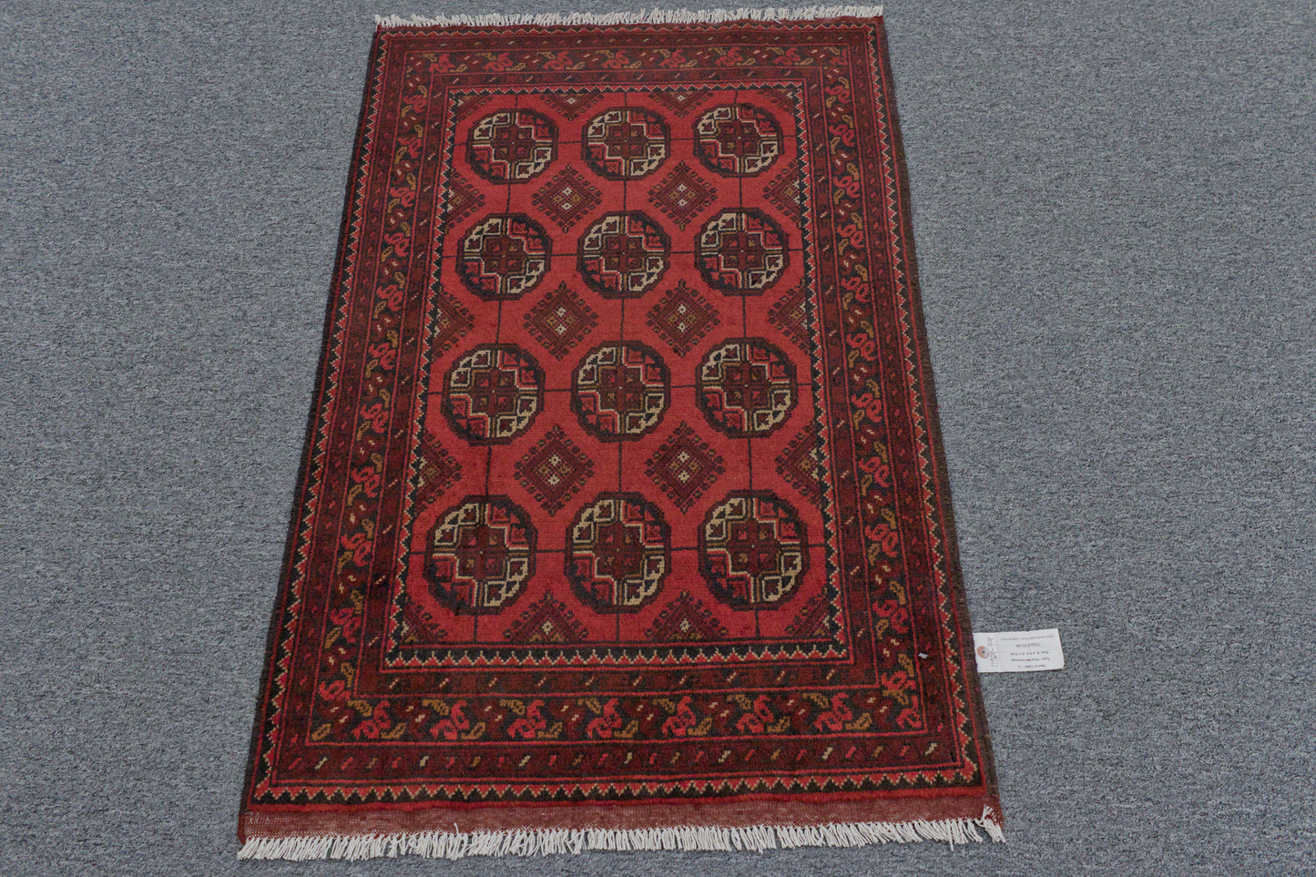 Khall Tribal Bokhara 3X4 Handmade Wool Rug # 11969