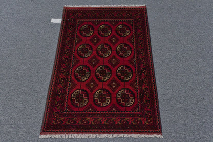 Khall Tribal Bokhara 3X4 Handmade Wool Rug # 11969