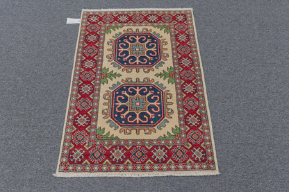 3X4 Kazak Handmade Wool Rug # 13354