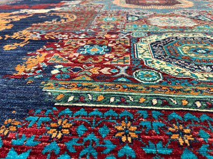 8X10 Mamluk Multicolor Handmade Wool Rug # 14713