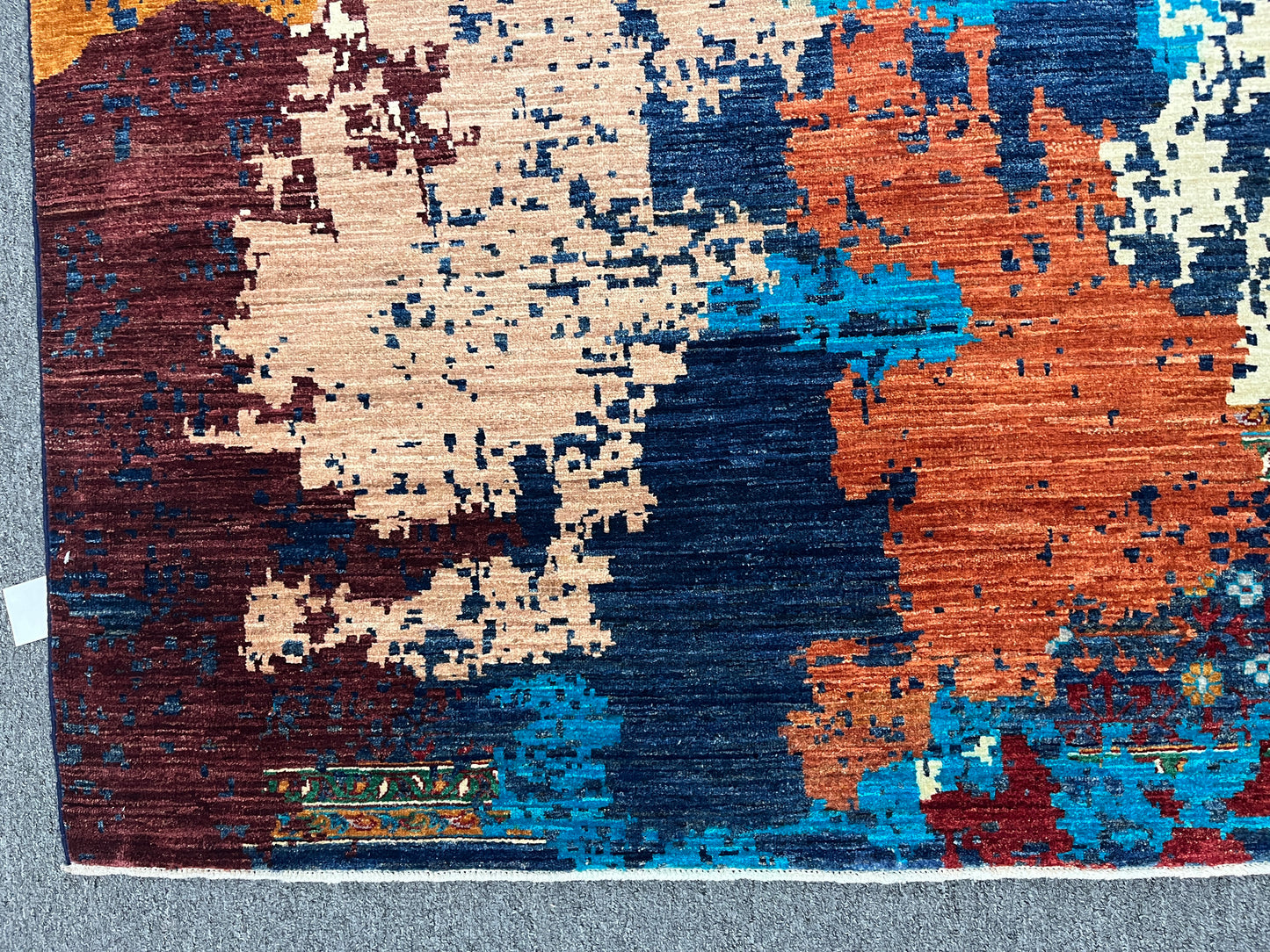 10X13 Mamluk Multicolor Handmade Wool Rug # 14714