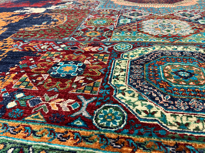 8X10 Mamluk Multicolor Handmade Wool Rug # 14707
