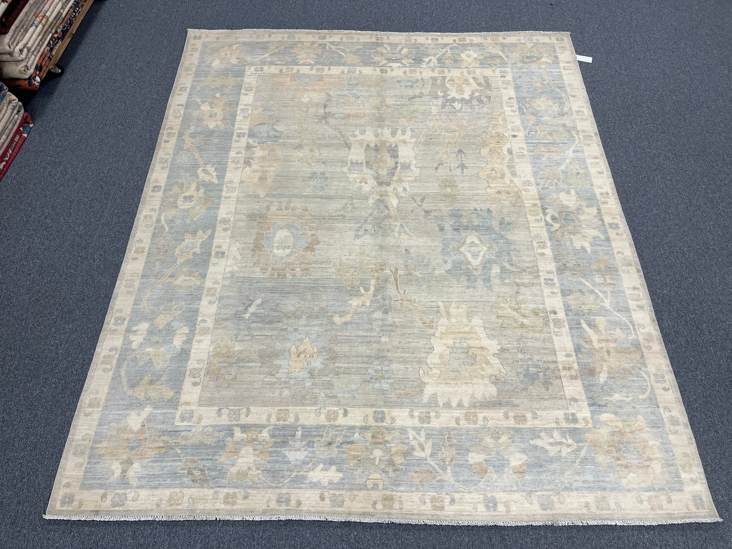 8X10 Oushak Handmade Wool Rug # 14739