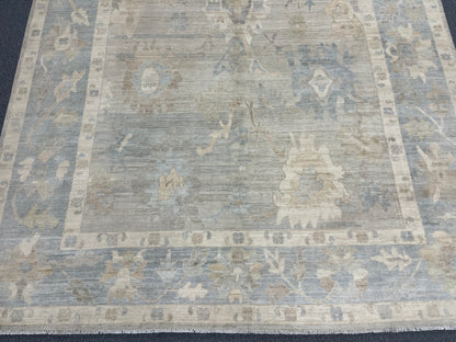 8X10 Oushak Handmade Wool Rug # 14739