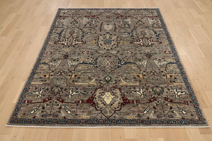 8X10 Gray Bijar Handmade Wool Rug # 14738