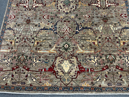 8X10 Gray Bijar Handmade Wool Rug # 14738