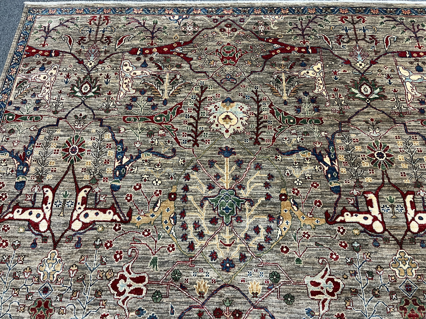 8X10 Gray Bijar Handmade Wool Rug # 14738