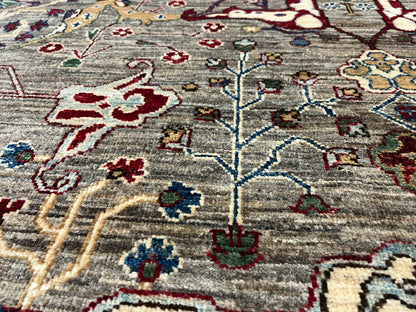 8X10 Gray Bijar Handmade Wool Rug # 14738