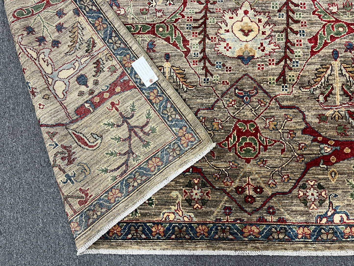 8X10 Gray Bijar Handmade Wool Rug # 14738