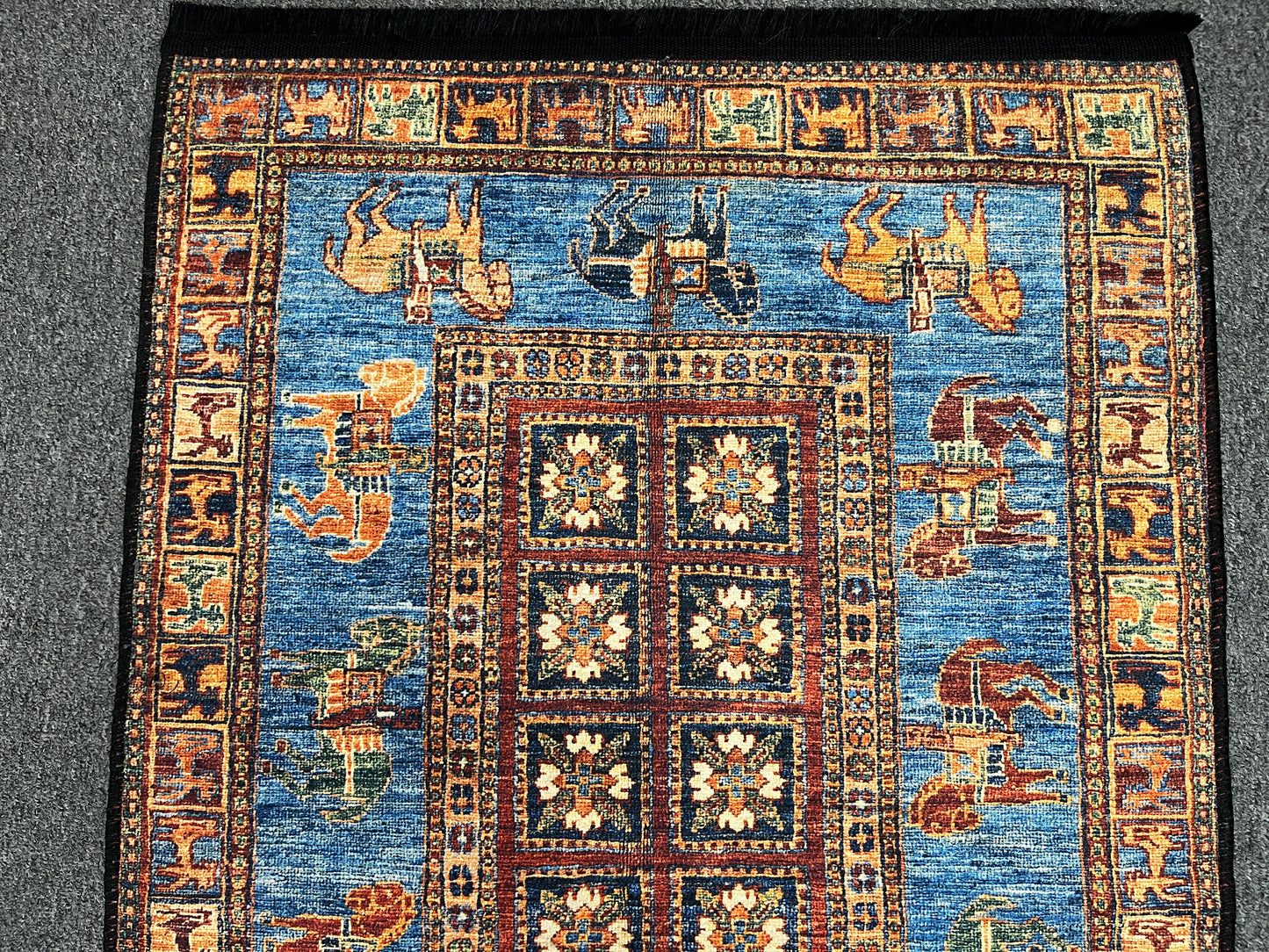 3X4 Pazyryk Design Machine Washable Area Rug