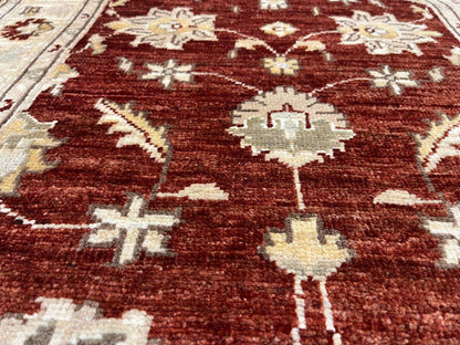 Oushak 2' 7"X9' Handmade Wool Runner Rug # 14341