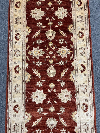 Oushak 2' 7"X9' Handmade Wool Runner Rug # 14341