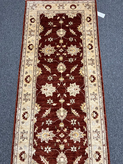 Oushak 2' 7"X9' Handmade Wool Runner Rug # 14341