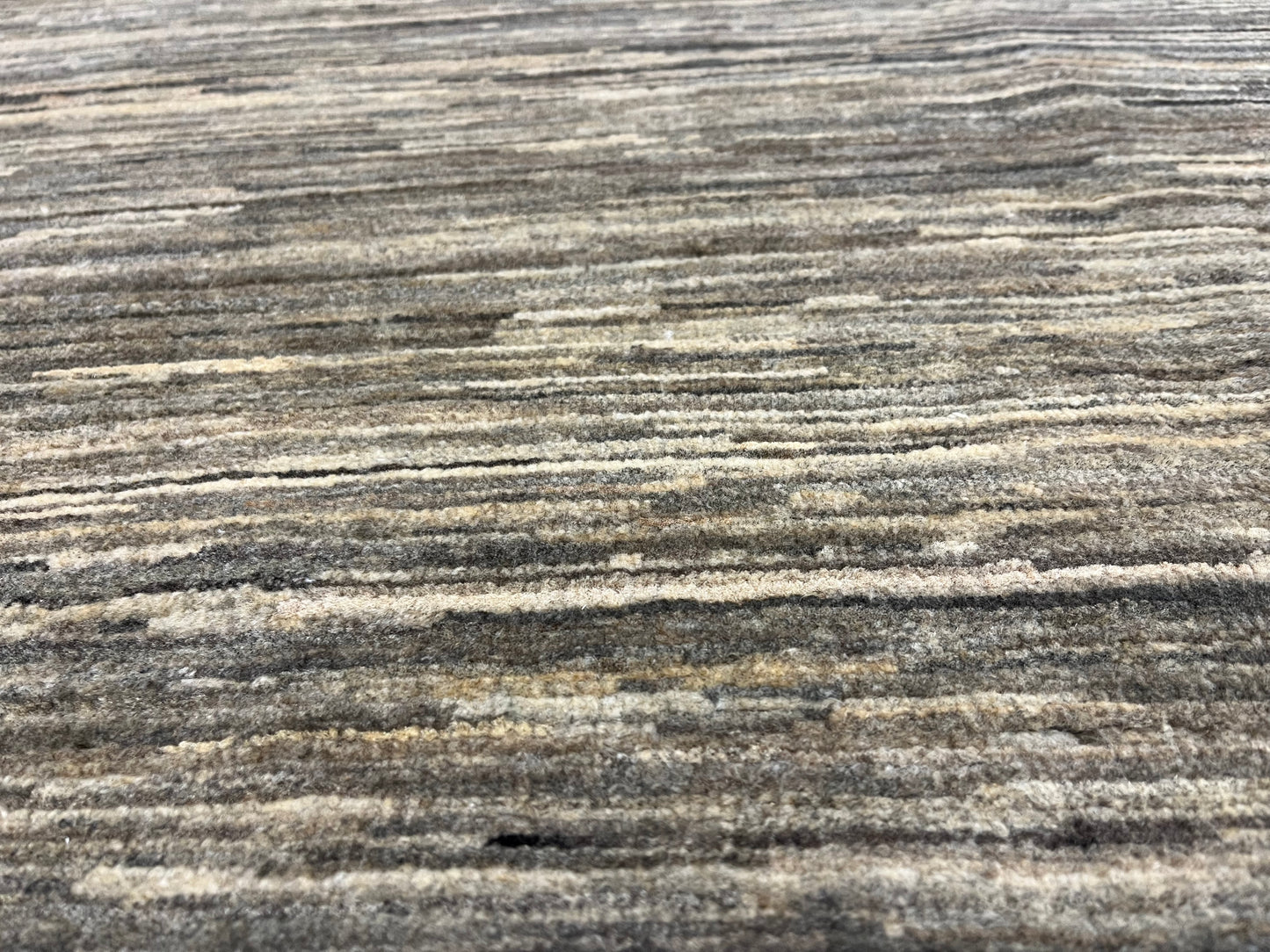 Contemporary Gabbeh 9X12 Natural Wool Color Handmade Rug # 14246