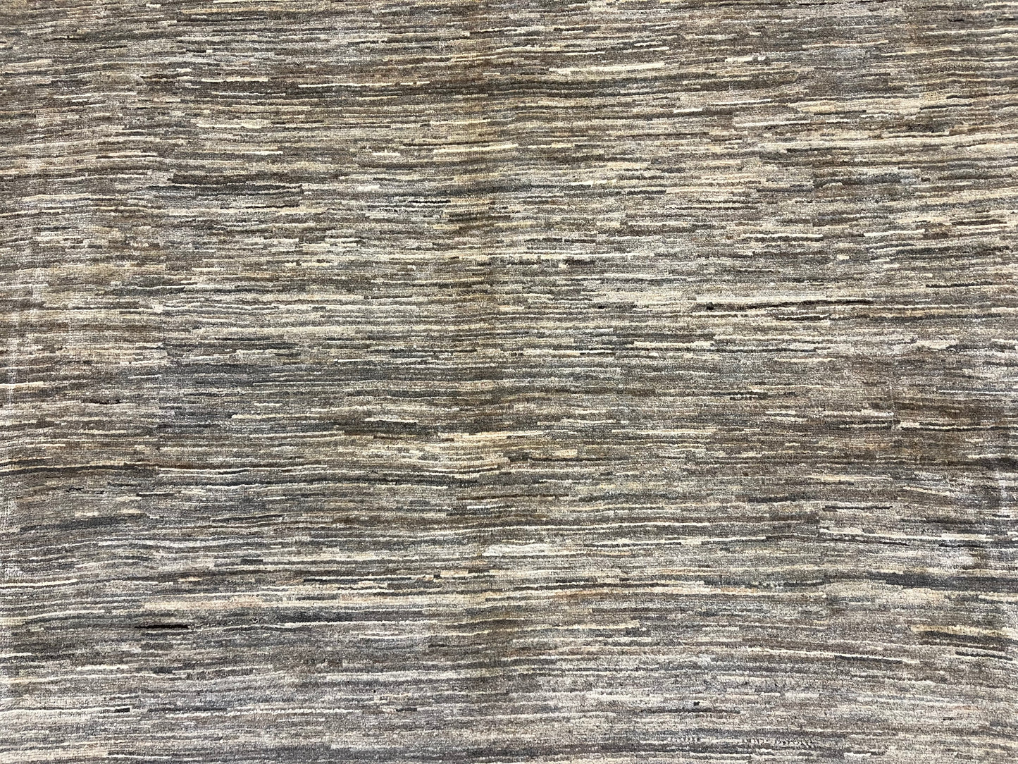 Contemporary Gabbeh 9X12 Natural Wool Color Handmade Rug # 14246