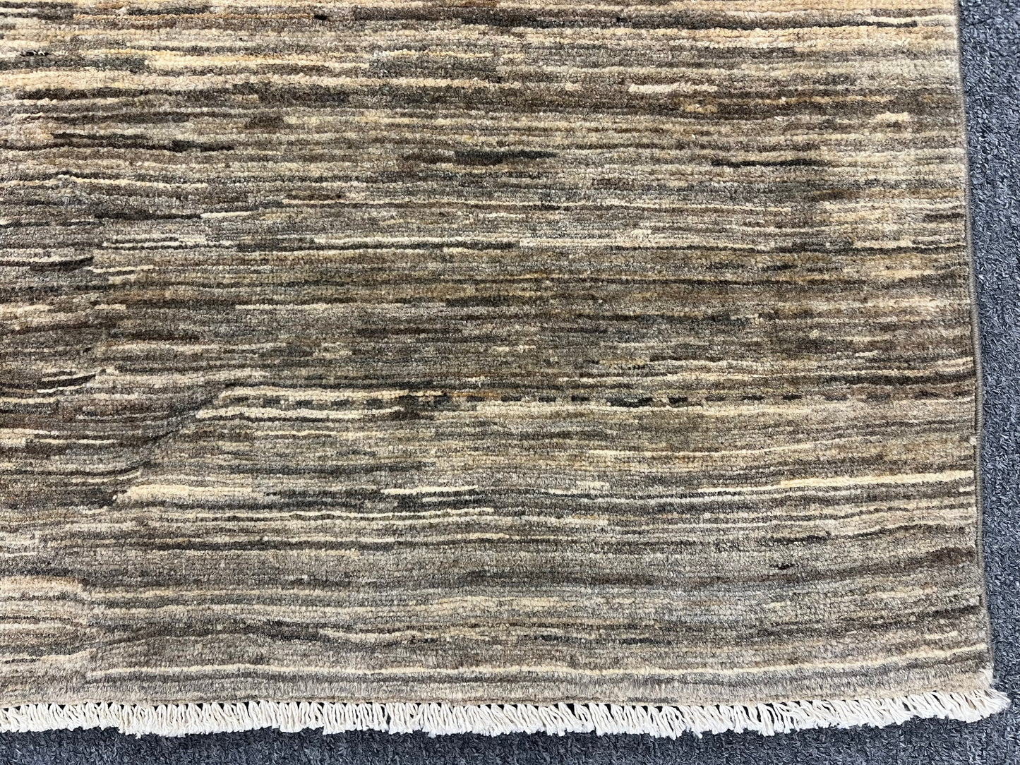 Contemporary Gabbeh 9X12 Natural Wool Color Handmade Rug # 14246