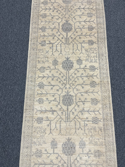 Oushak 2' 5"X19' Handmade Wool Runner Rug # 14600