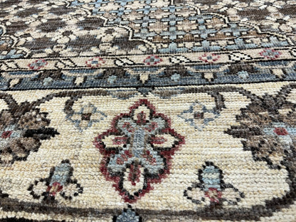 Gray/Mamluk Vintage Oushak 8X10 Handmade Wool Rug # 14310