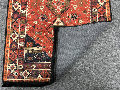 3X4 Geometric Machine Washable Area Rug